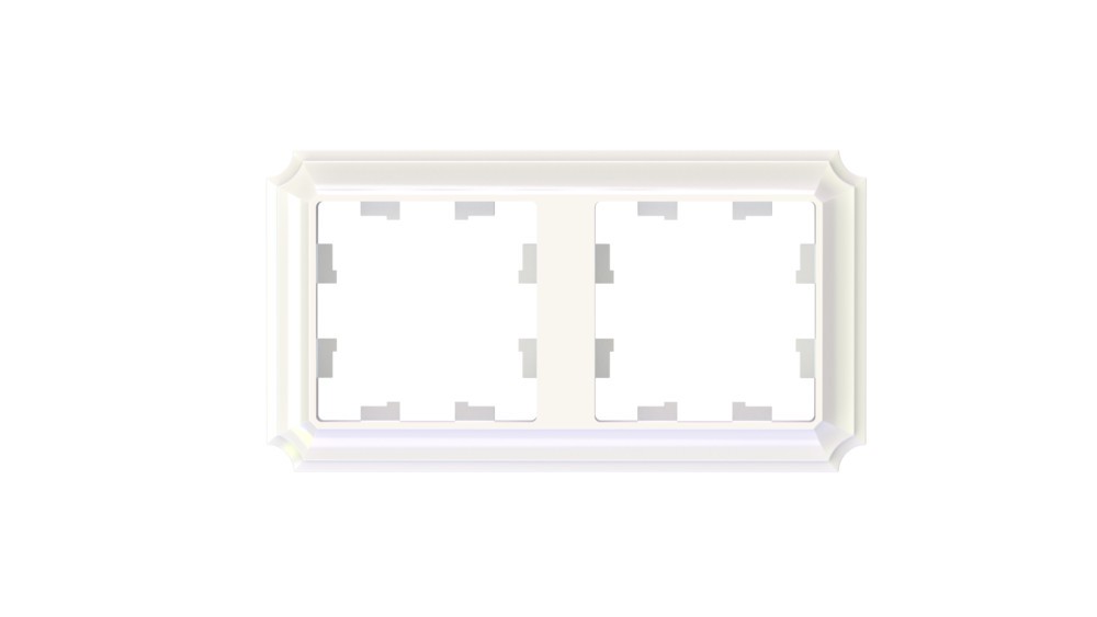 AtlasDesign Рамки Antique Рамка Systeme Electric AtlasDesign Antique Жемчуг 2-ая, универсальная ATN100402