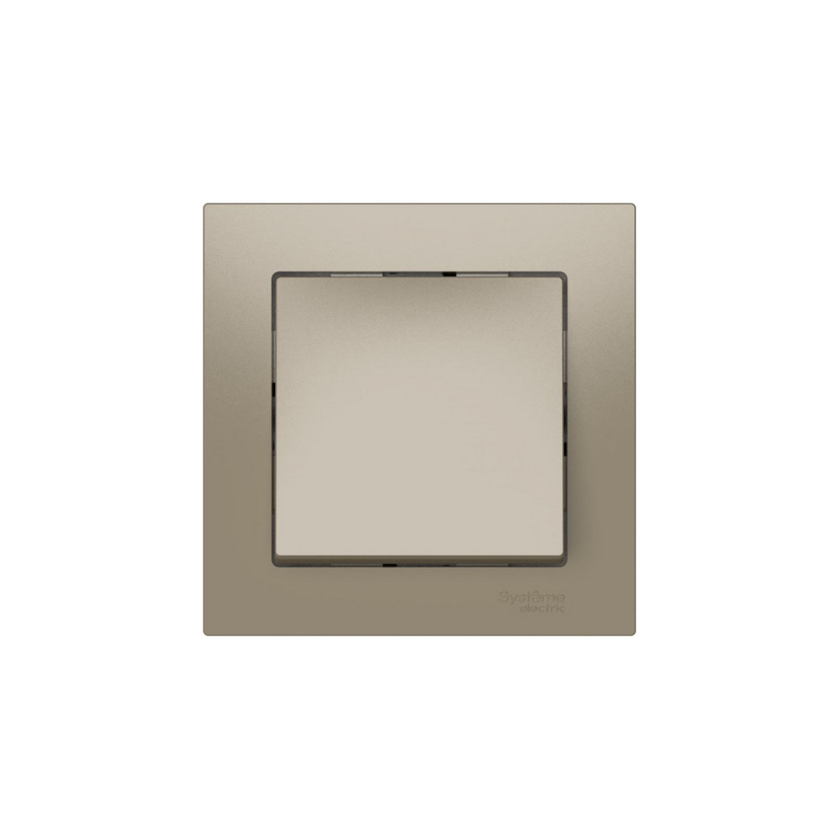 AtlasDesign Шампань Выключатель SE AtlasDesign Шампань 1-клавишный в сборе быстрозажим. клем. ATN000512S