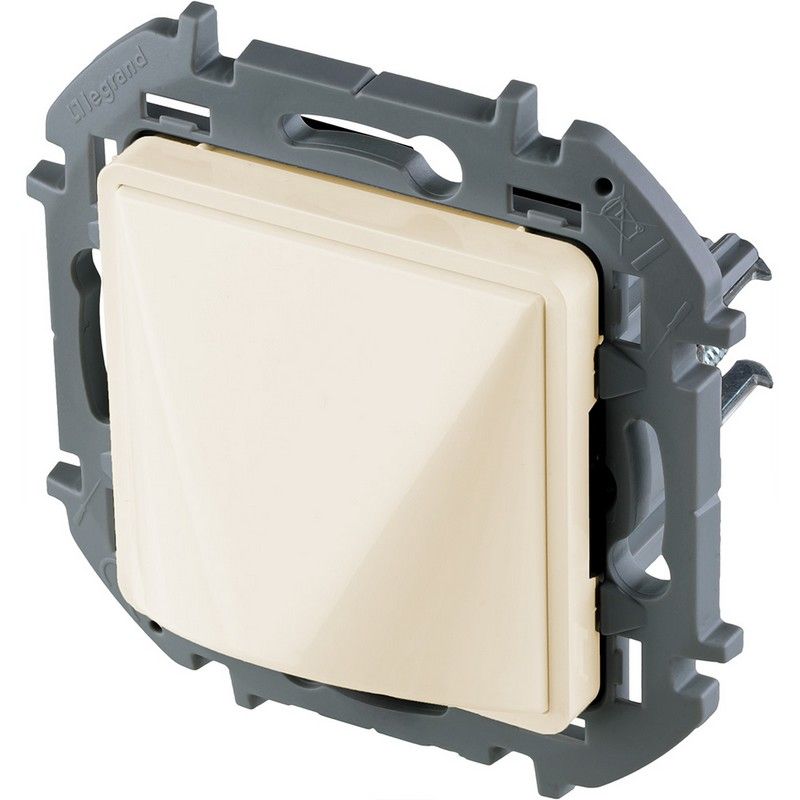 Legrand Inspiria Слоновая кость Вывод кабеля Legrand INSPIRIA Слоновая кость с зажимом для крепления 673891