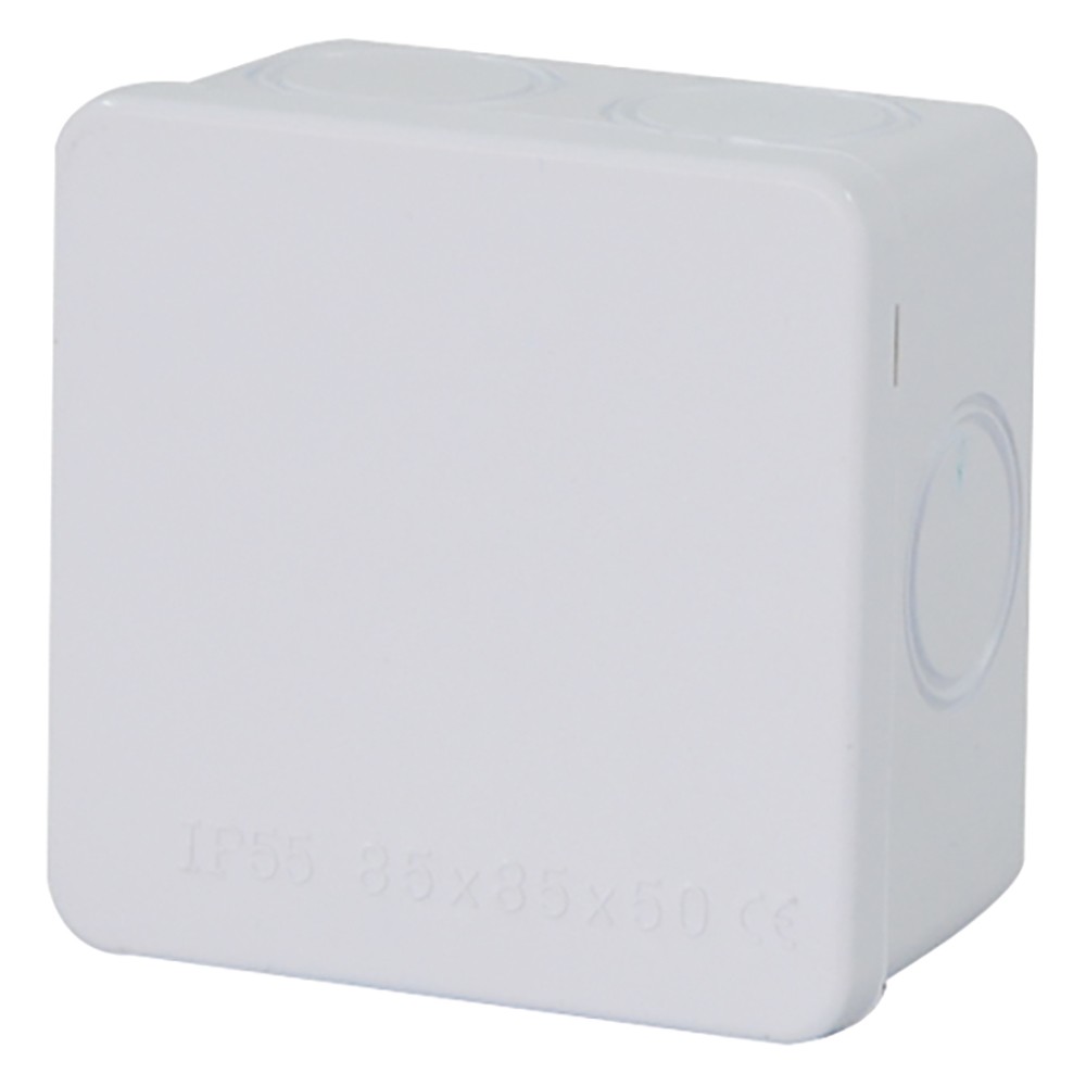 Коробка разветвительная STEKKER EBX31-01-65 85*85*50 мм IP55 светло-серая 39557