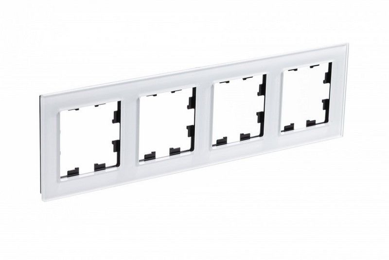 AtlasDesign Рамки Nature Рамка Systeme Electric AtlasDesign Nature Стекло белый 4-ая ATN320104