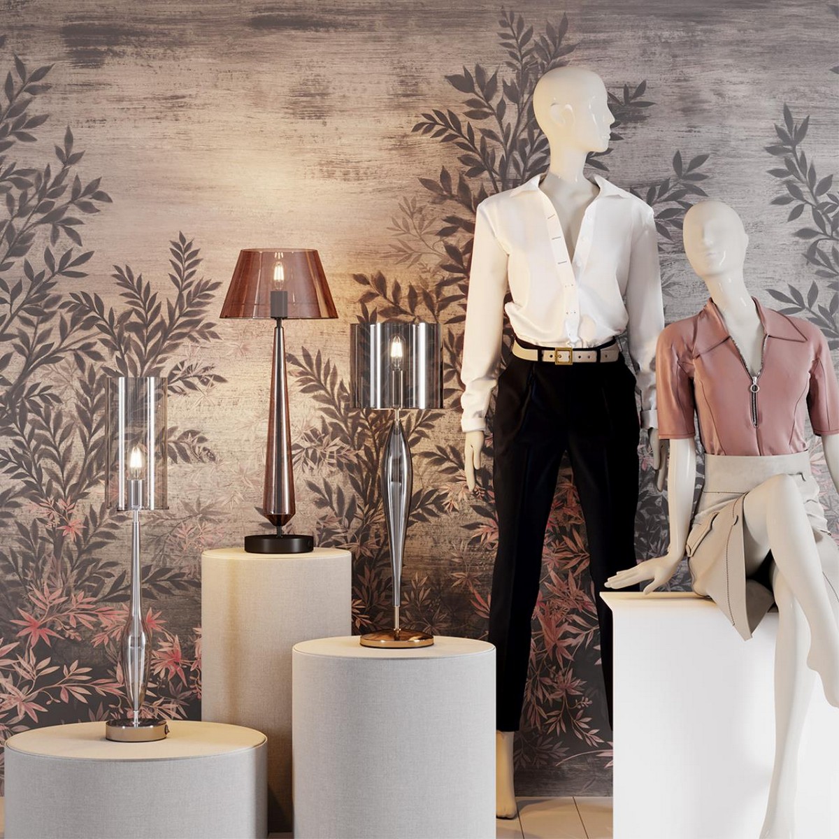 Настольные лампы Высокая Лампа ODEON LIGHT 4850/1T TOWER 