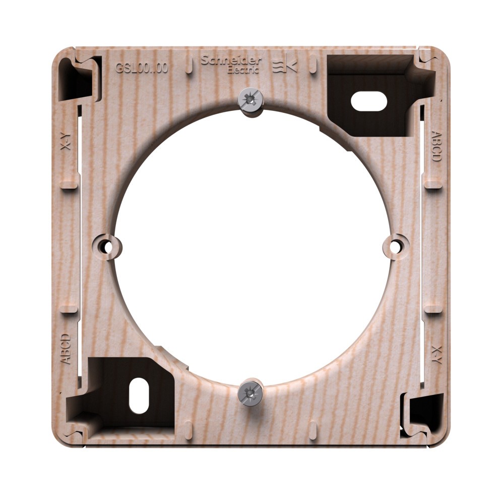 Glossa Сосна Коробка Systeme Electric Glossa Сосна наружного монтажа GSL001500