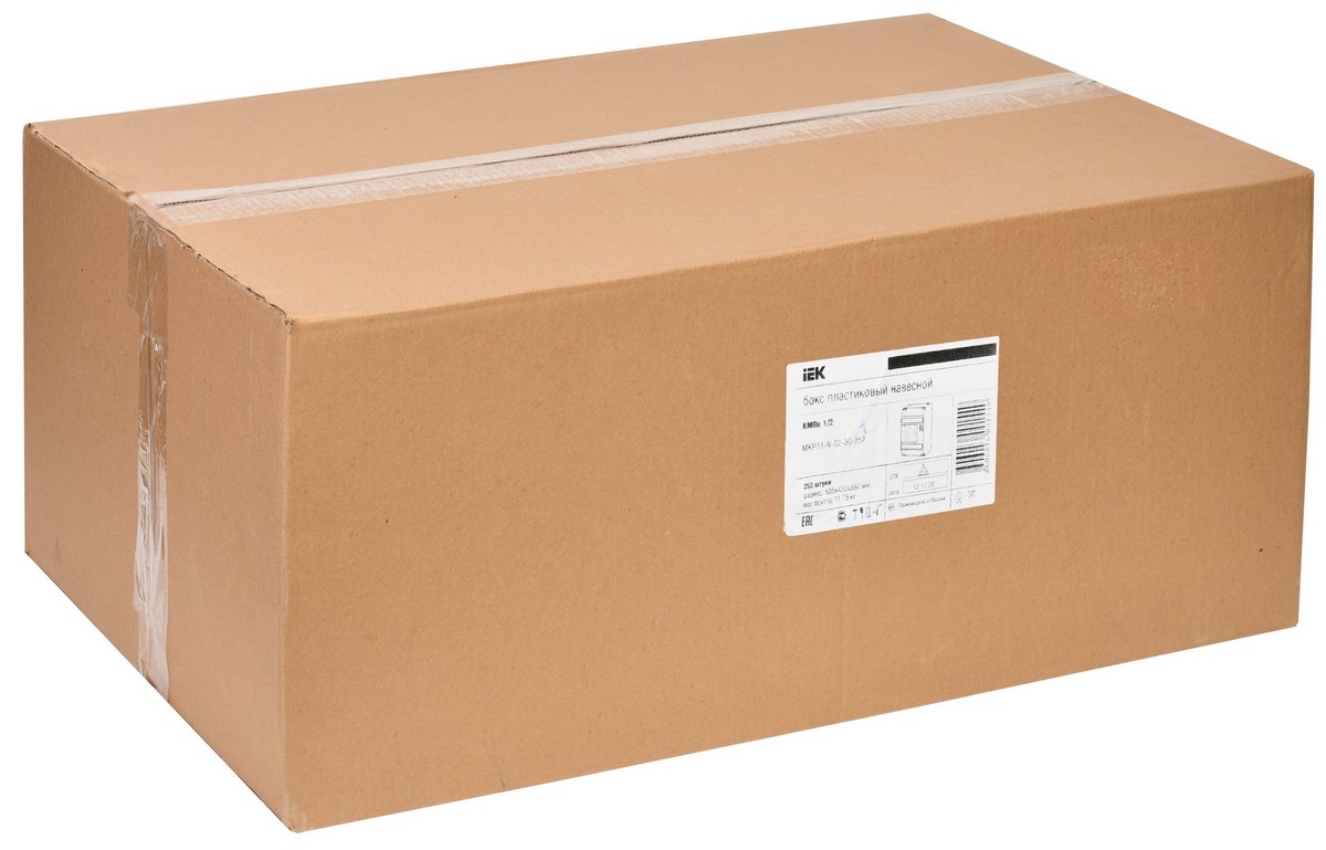 Пластиковые боксы и щиты IEK Корпус пластиковый IEK KREPTA 3 КМПн 1/2 IP20 белый откр.монтаж MKP31-N-02-30-252