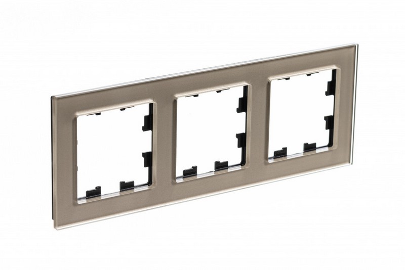 AtlasDesign Рамки Nature Рамка Systeme Electric AtlasDesign Nature Стекло шампань 3-ая ATN320503