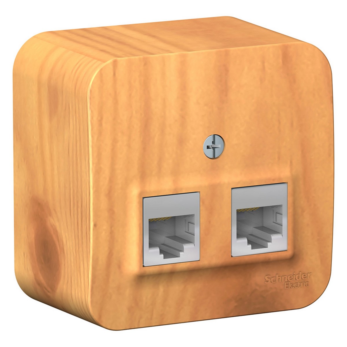 Blanca ясень розетки и выключатели Розетка SE Blanca 2-ая Ясень наружный компьютерная RJ45 кат.5E изолир. пластина BLNIA045455