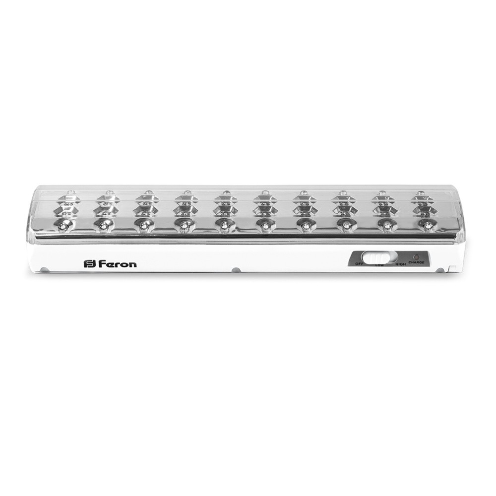 Светодиодные светильники ЖКХ Светильник аккумуляторный Feron EL21 40 LED DC белый 12903 