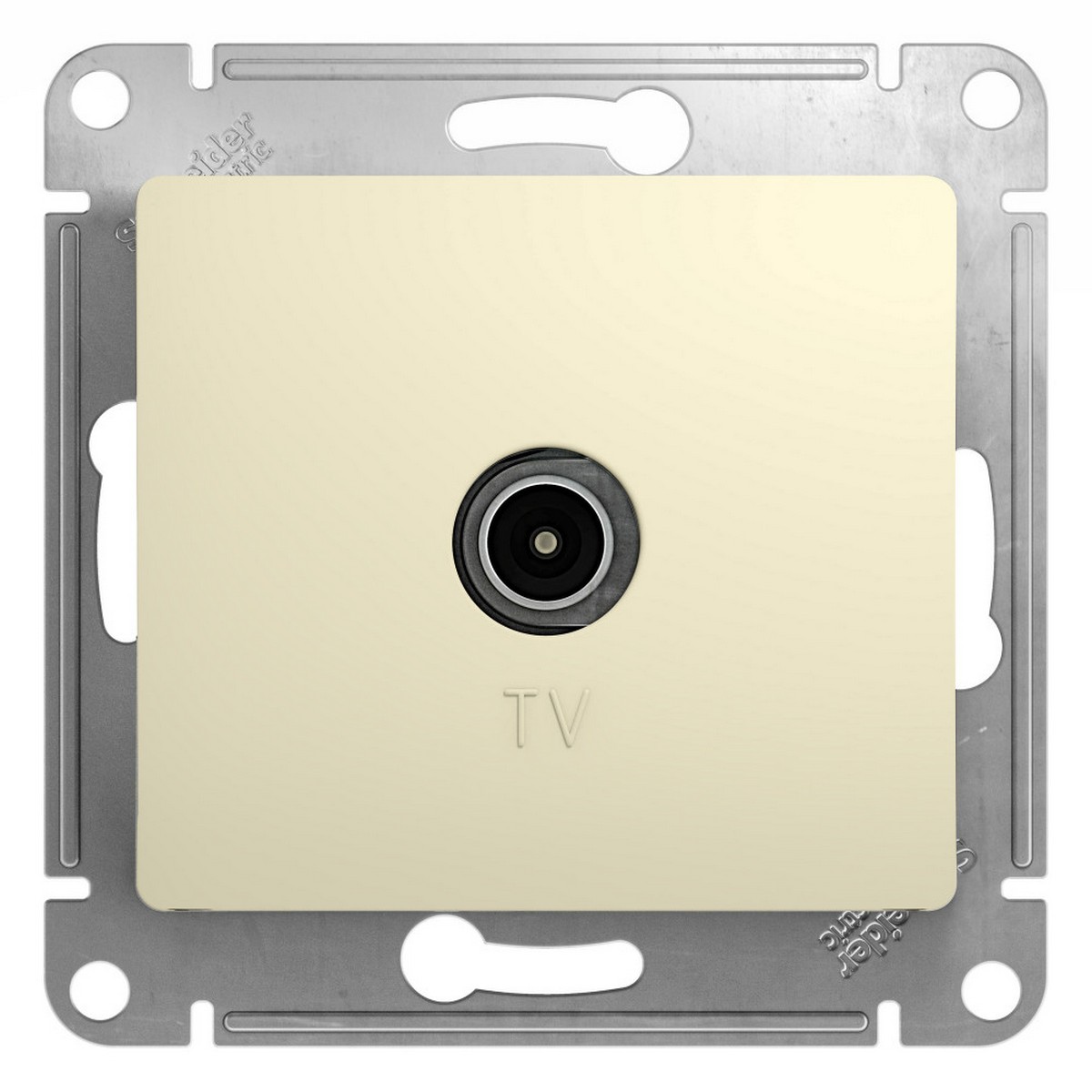 Glossa Бежевый Розетка TV Systeme Electric Glossa Бежевый коннектор GSL000293
