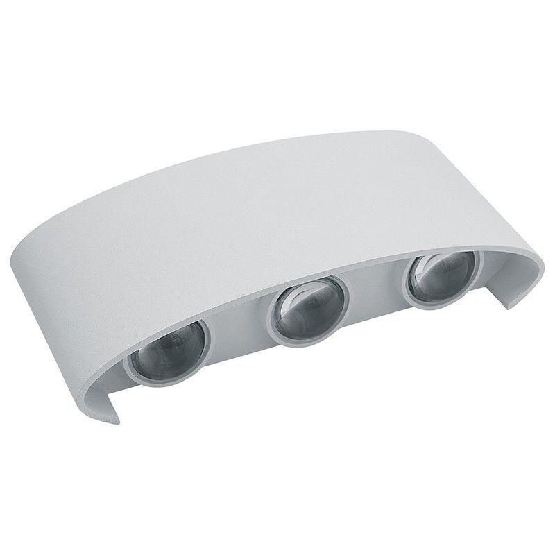 Уличные настенные светильники Светильник уличный светодиодный Feron DH101 6*1W 450Lm 3000K белый 48099