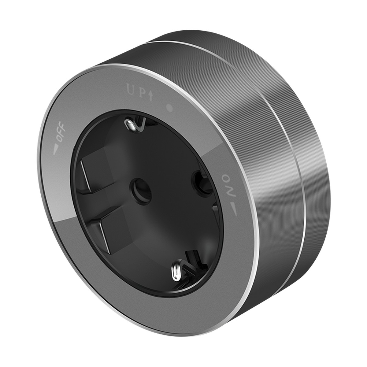 MultiTrack - Розетки и шинопровод Розетка Systeme Electric MultiTrack Графит 2К+З круглая 16А/250В MTK13001G