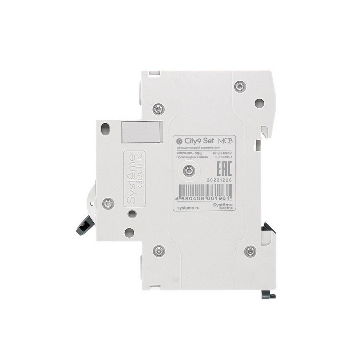 1 полюсные (однополюсные) Автоматический выключатель SE City9 Set (АВ) С 16А 1P 4.5kA 230В C9F34116 