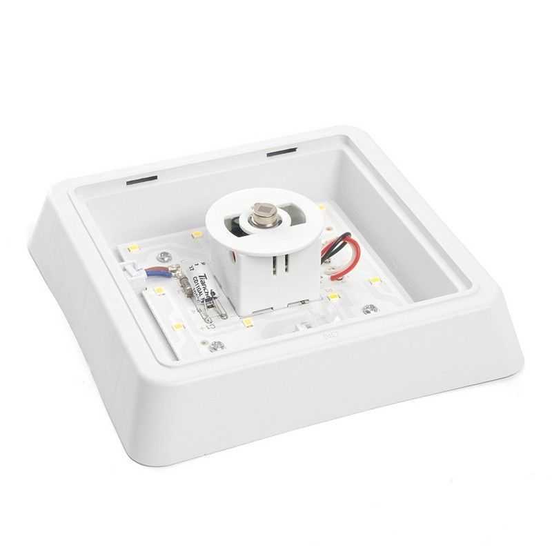 Светодиодные светильники ЖКХ Светильник светодиодный Feron AL3023 с ИК-датчиком 10W 4000K IP20 белый 41798 