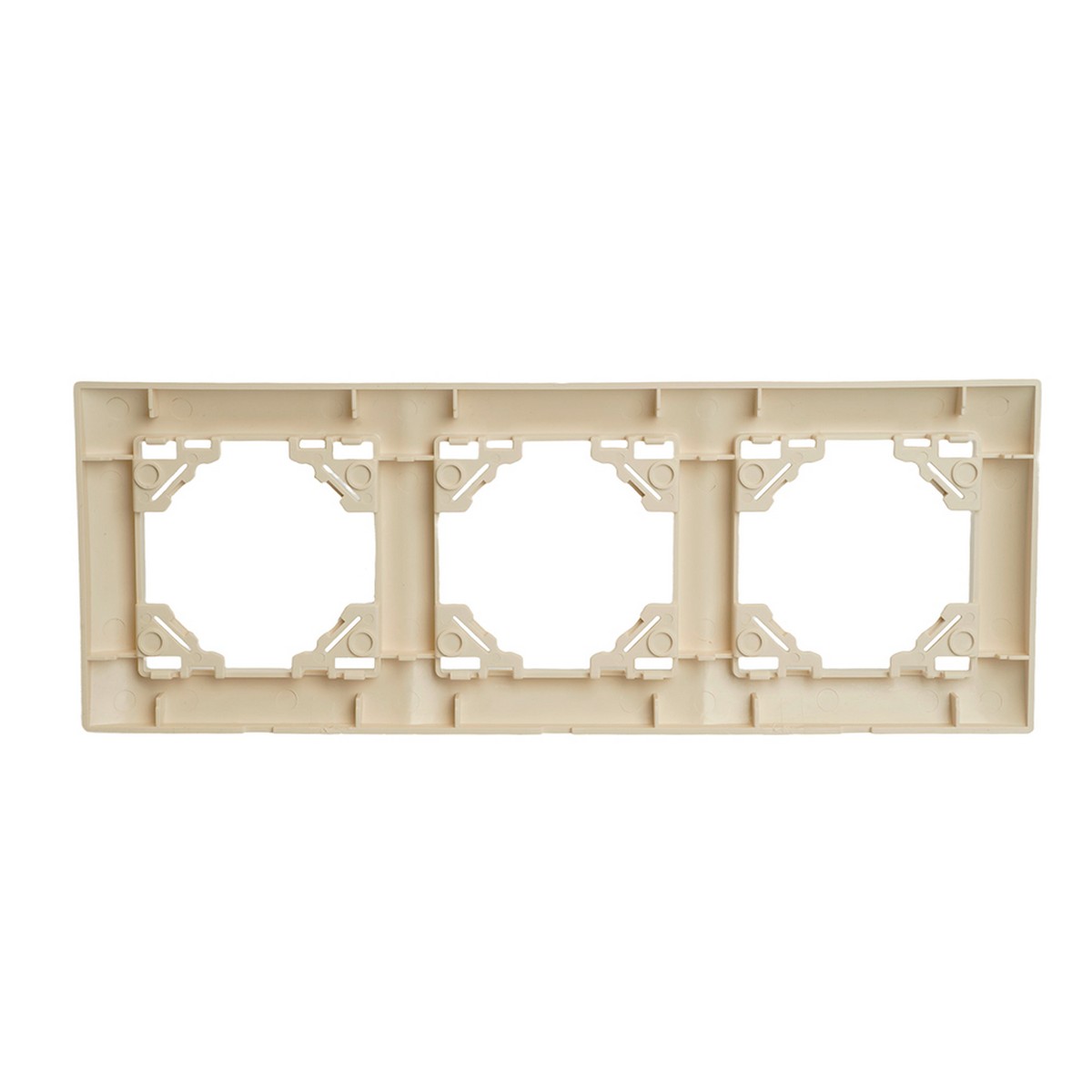Эрна - Розетки и выключатели Stekker Рамка STEKKER 3-местная Эрна Элегант слоновая кость PFR00-9013-02 49668