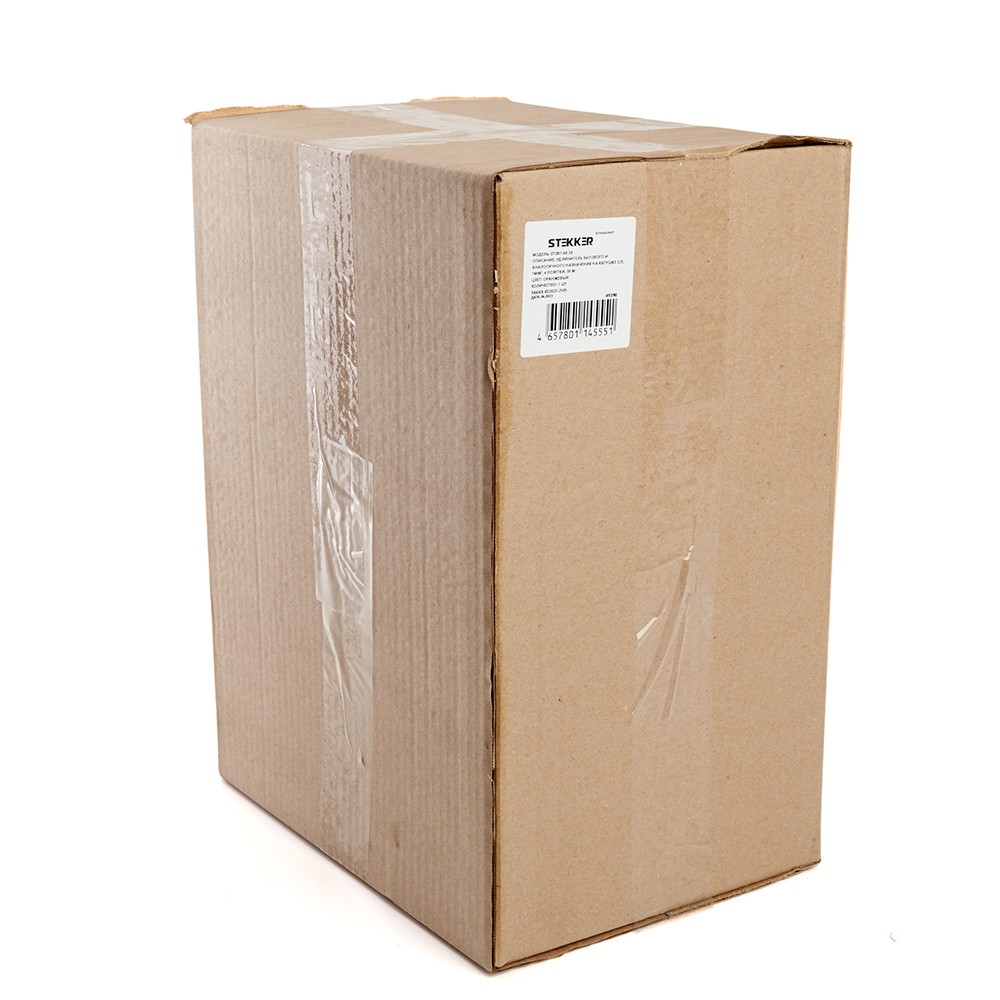 Колодки и удлинители, тройники Удлинитель на катушке Stekker STD01-40-30 Standart 4 гнезда с/з ПВСбм 3*1 оранжевый 16А IP40 30м 49390 