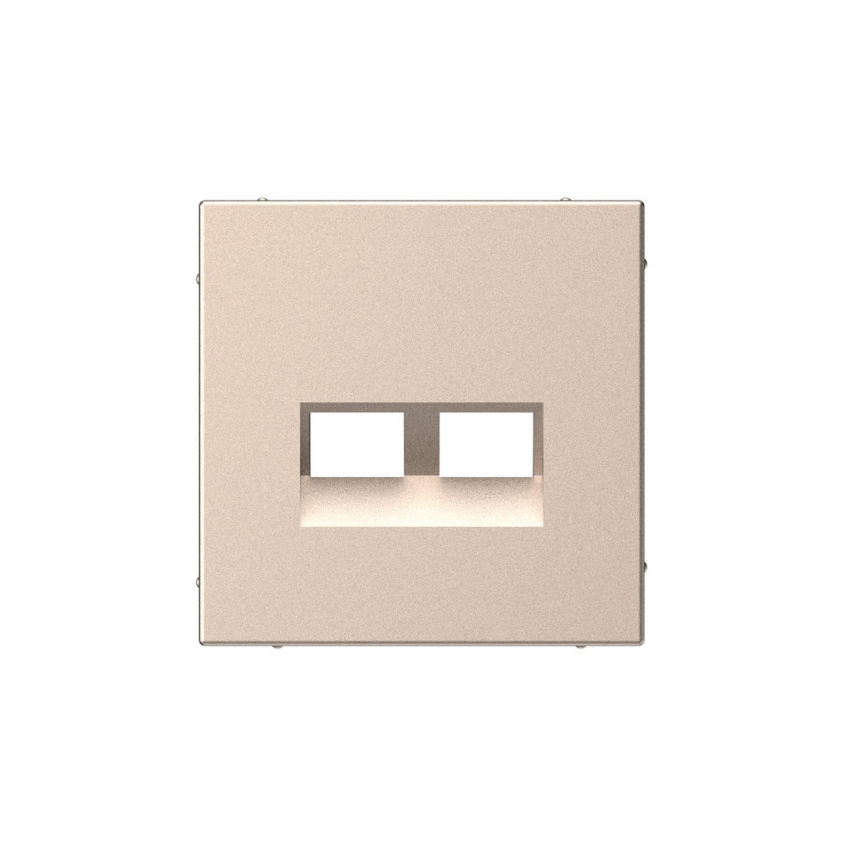 ArtGallery Песочный Накладка Systeme Electric ArtGallery Песочный двойная Keystone