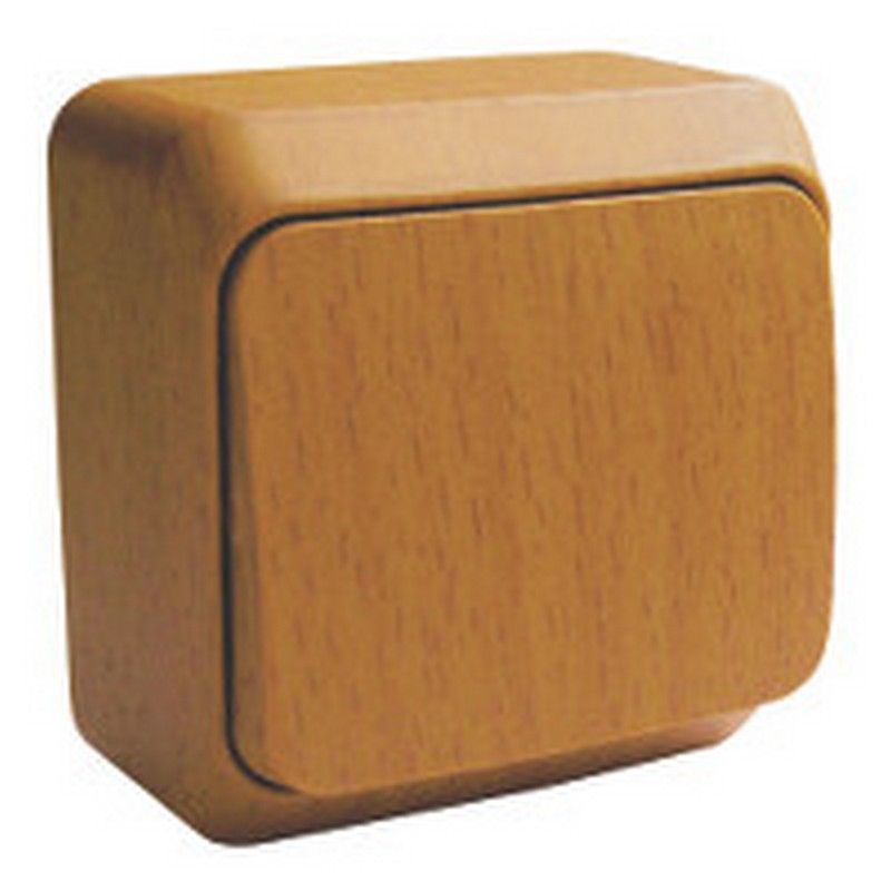 Этюд Дача Переключатель 1-клавишный Systeme Electric Этюд наружный Дача Сосна BA10-004D