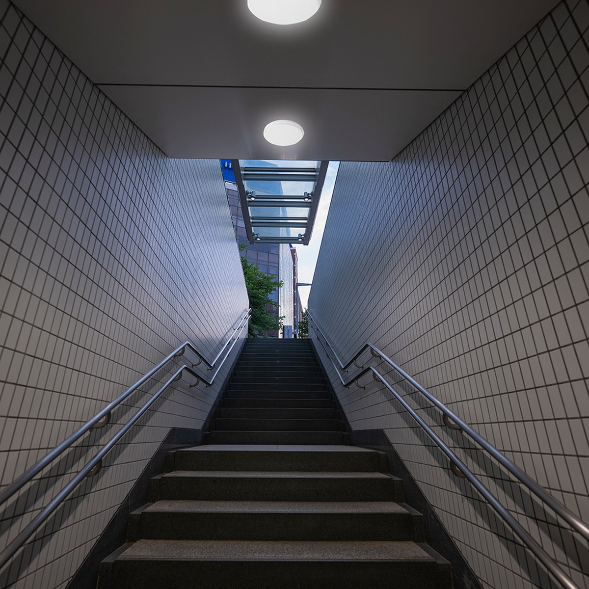 Светодиодные светильники ЖКХ Светильник накладной Feron ДБО 07-5-001 IP65 220V 15Вт GX53  48516 