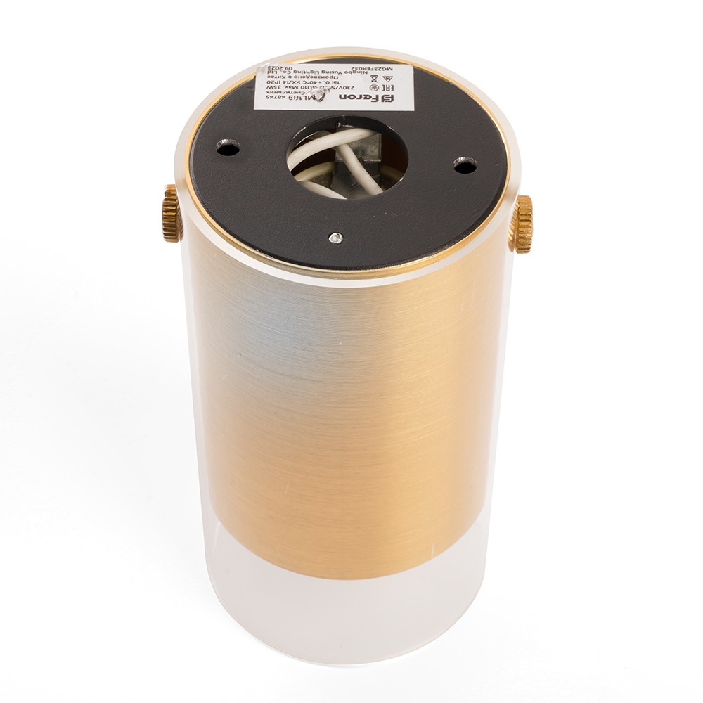 Светильники споты светодиодные Светильник потолочный Feron ML189 Barrel LUMINA MR16 GU10 35W 230V золото 48745 