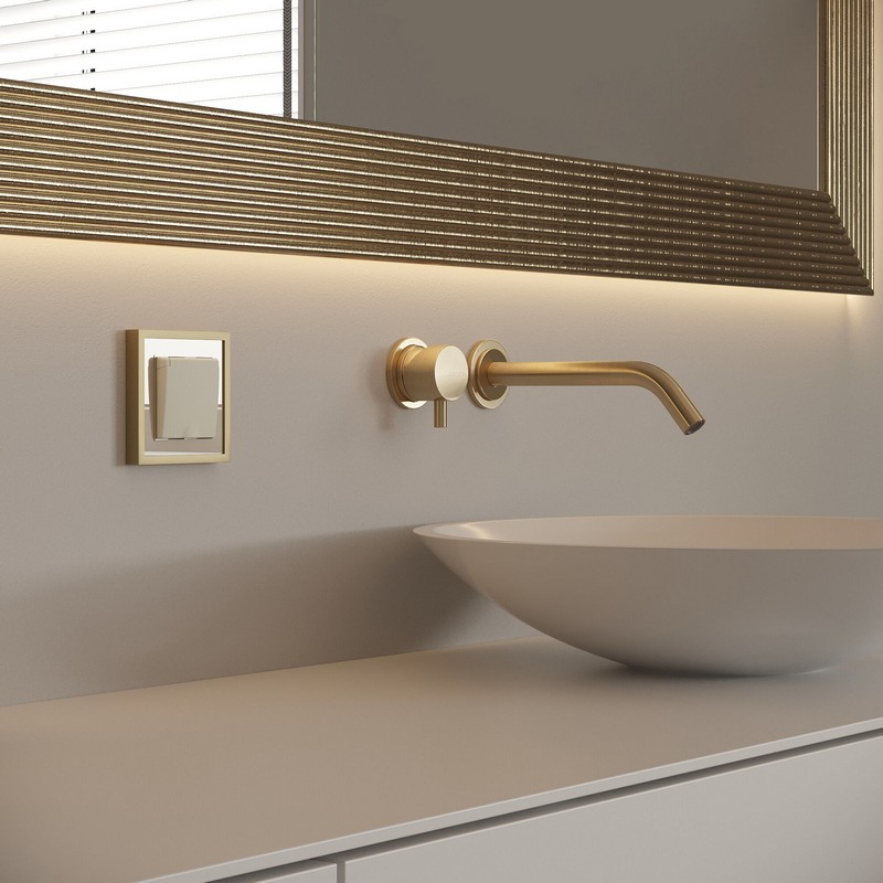 Рамки Werkel Baguette Рамка Werkel на 1 пост Baguette (айвори/латунь) W0012851