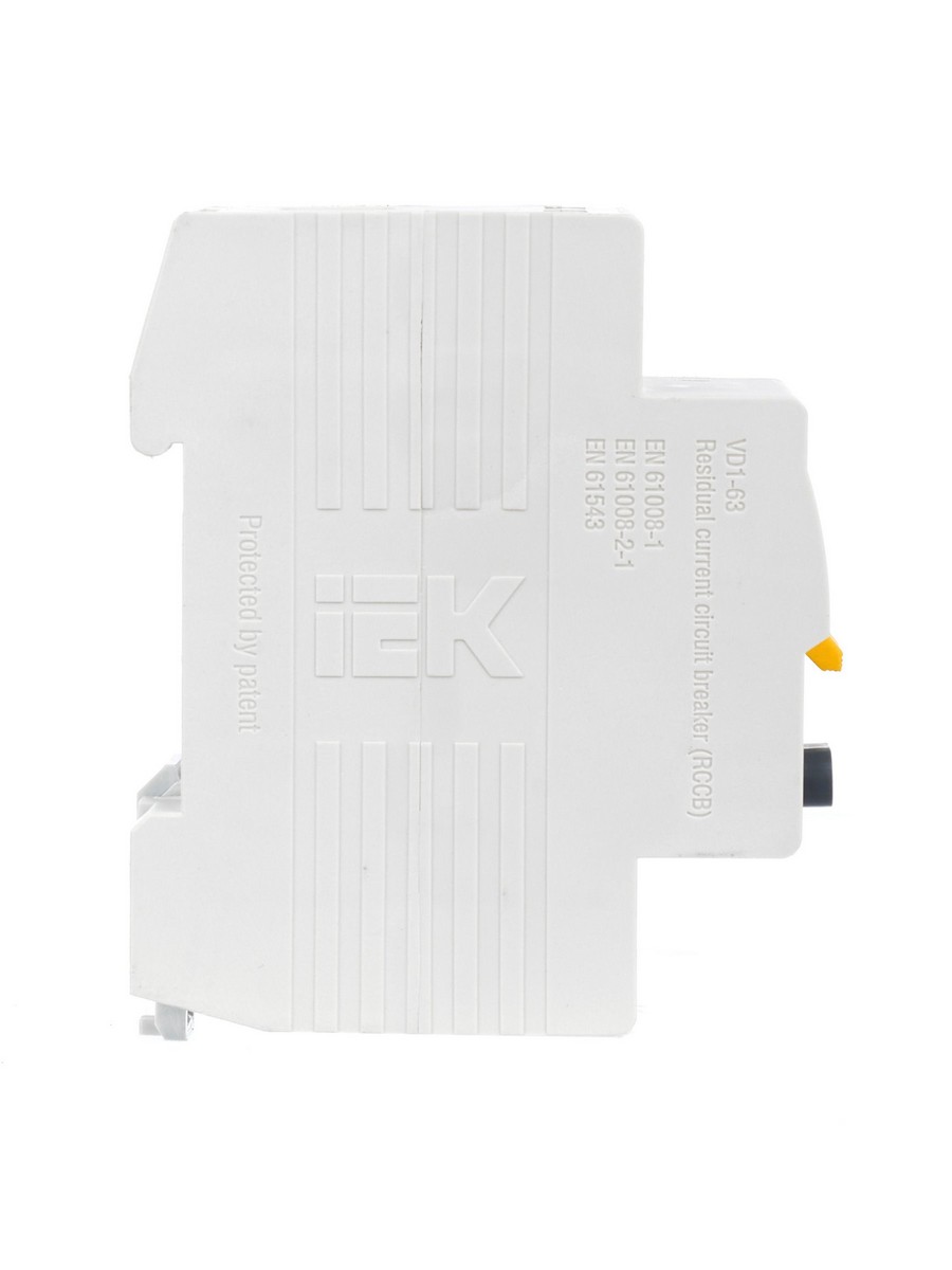 IEK Выключатель дифференциальный IEK KARAT ВД1-63 (УЗО) 2Р 25А 10мА MDV10-2-025-010 
