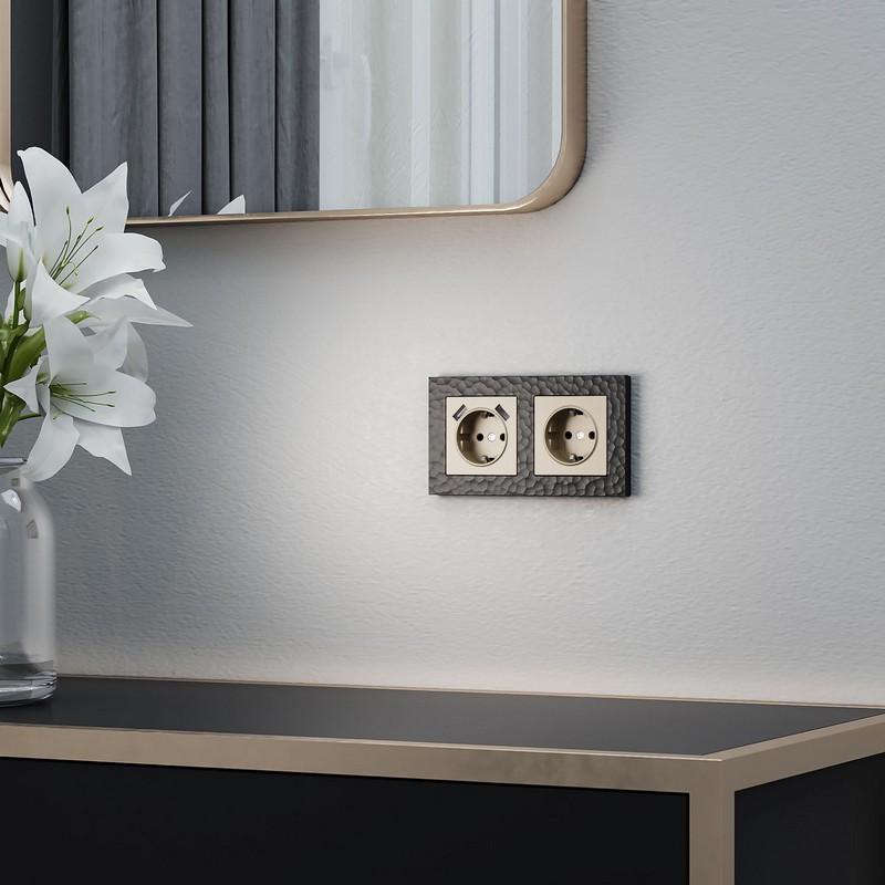 Werkel Шампань механизмы Розетка с заземлением Werkel W1171011 шампань IP20