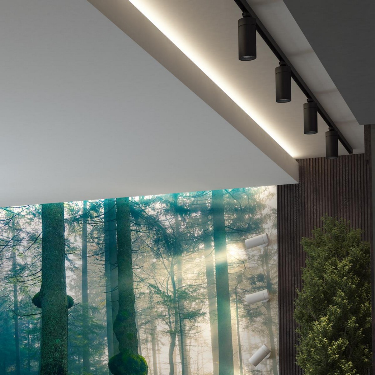 Трековые светодиодные светильники Светильник трековый однофазный трехжильный светодиодный NOVOTECH 358593 DEP 