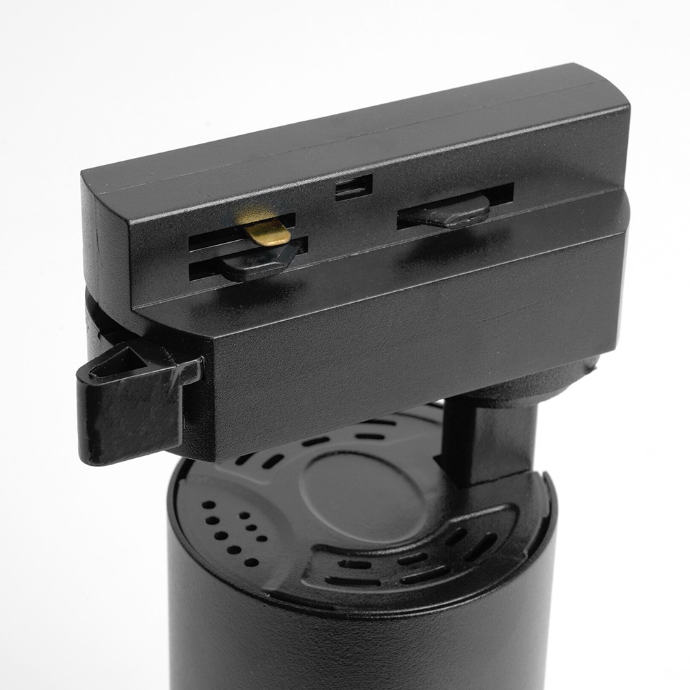 Трековые светодиодные светильники Светодиодный светильник Feron AL106 трековый на шинопровод 12W 4000K 80 градусов черный 32445 