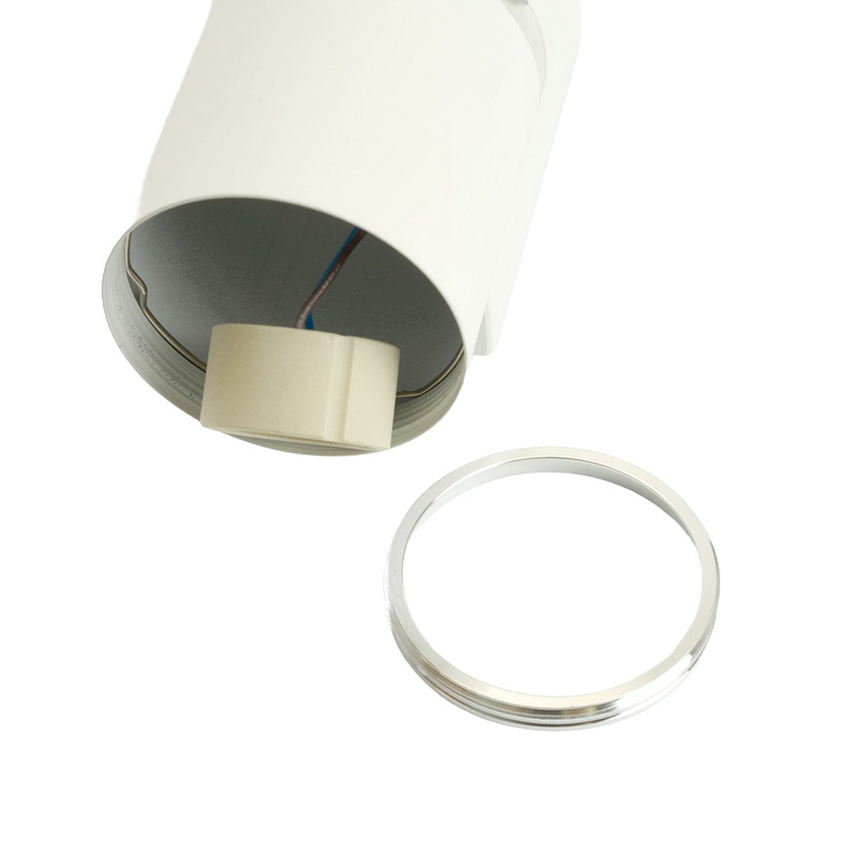 Накладные светодиодные светильники Светильник настенный Feron ML1860 ZEN белый хром 48650 