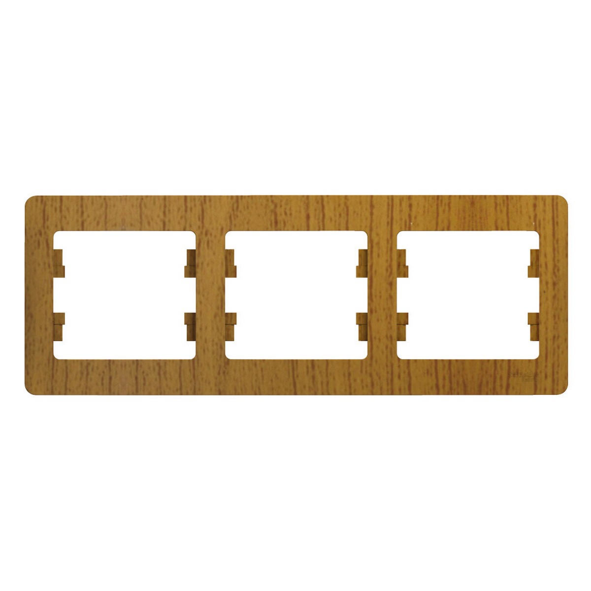 Glossa Дуб Рамка Systeme Electric Glossa Дерево Дуб 3-я, горизонтальная GSL000503