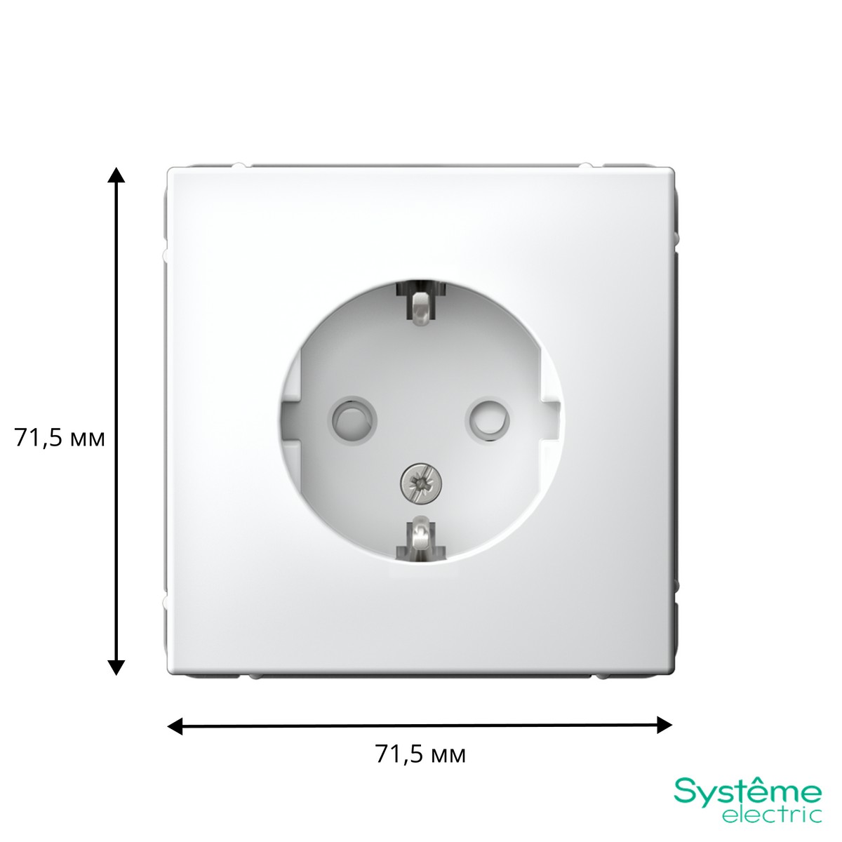 ArtGallery Лотос Розетка Systeme Electric ArtGallery Лотос с заземлением со шторками 16А GAL001345