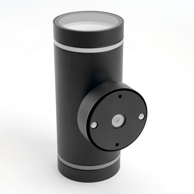 Уличные настенные светильники Светильник садово-парковый Feron DH1002 на стену вверх/вниз 2* GX53 230V черный 11709 