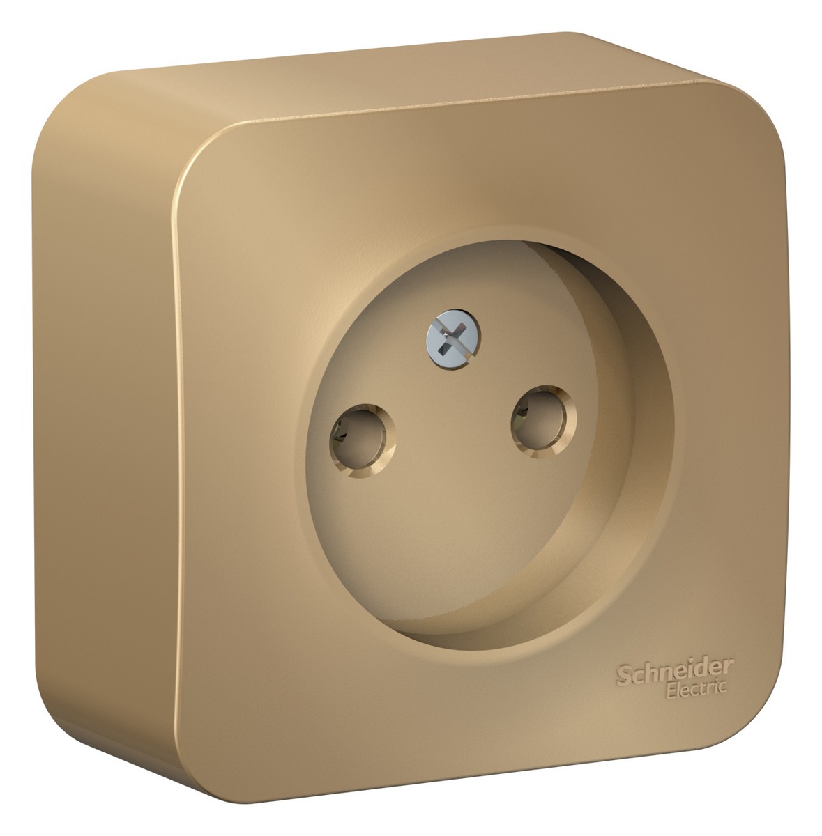 Blanca титан розетки и выключатели Розетка SE Blanca б/з Титан наружный без шторок изолир. пластина BLNRA000114