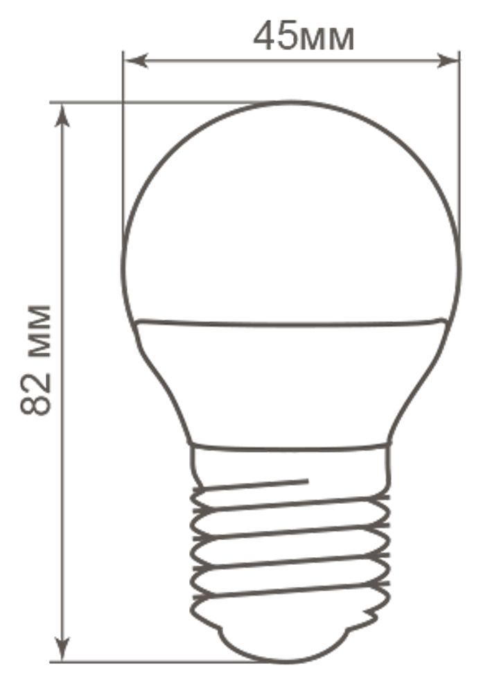 Лампа светодиодная Feron LB-38 E27 5W 4000K 230V 25405