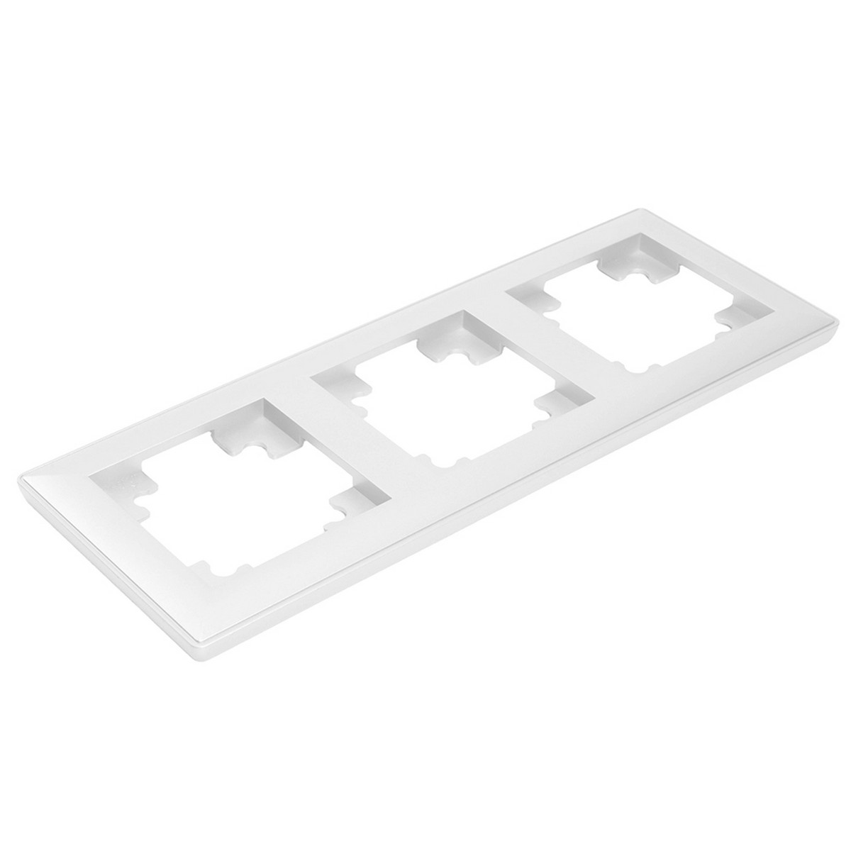 Катрин - Розетки и выключатели Stekker Рамка STEKKER PFR00-7003-01 3-ая Катрин белый 39794