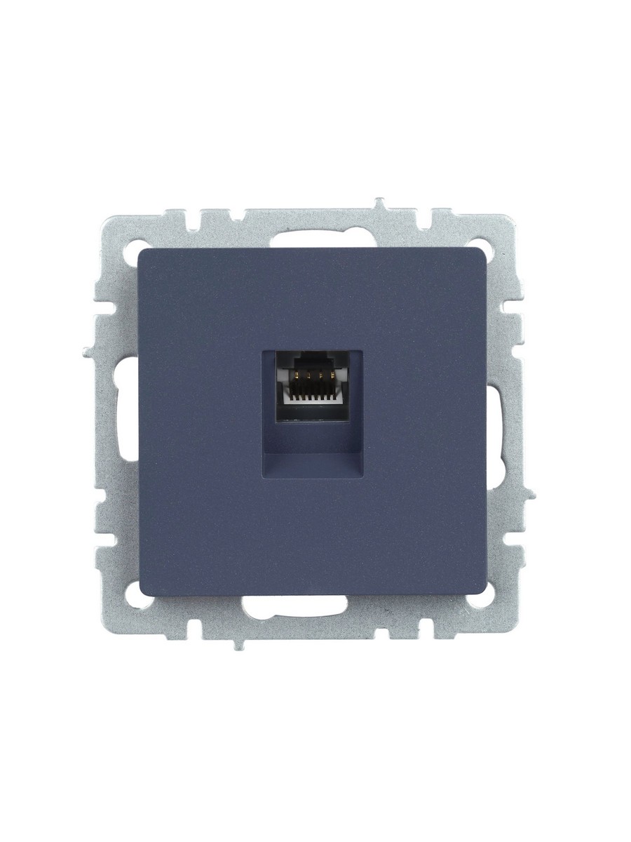 IEK Brite Маренго Розетка IEK BRITE компьютерная RJ45 кат.5E РК10-БрМ маренго BR-K10-1-K35