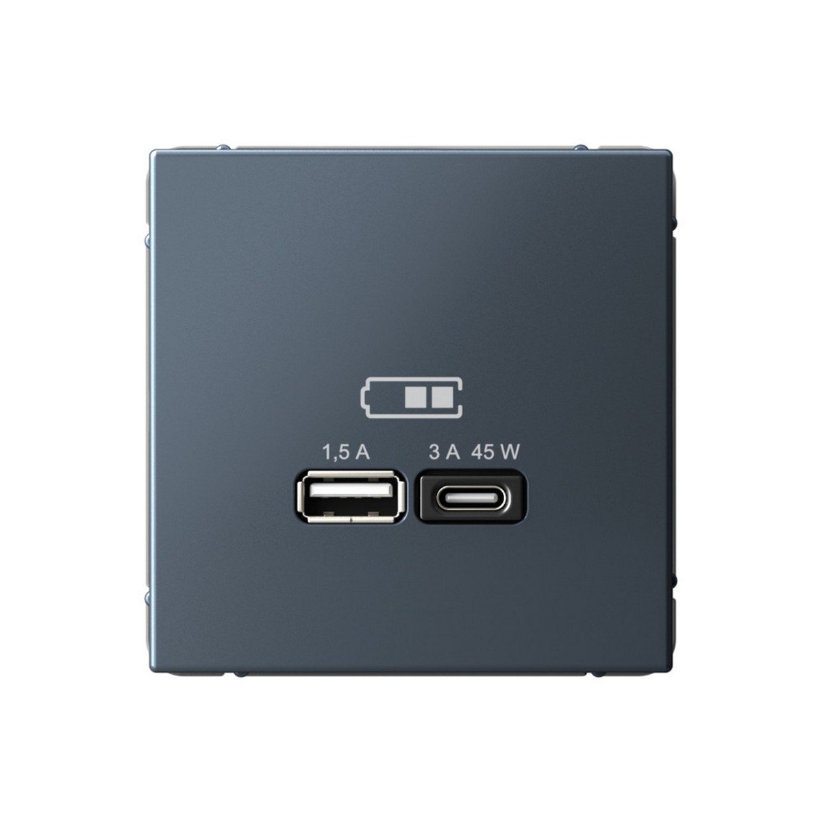 ArtGallery Грифель USB Розетка Systeme Electric ArtGallery Грифель A + тип-C 45Вт высокоскор.заряд. QC PD GAL000729