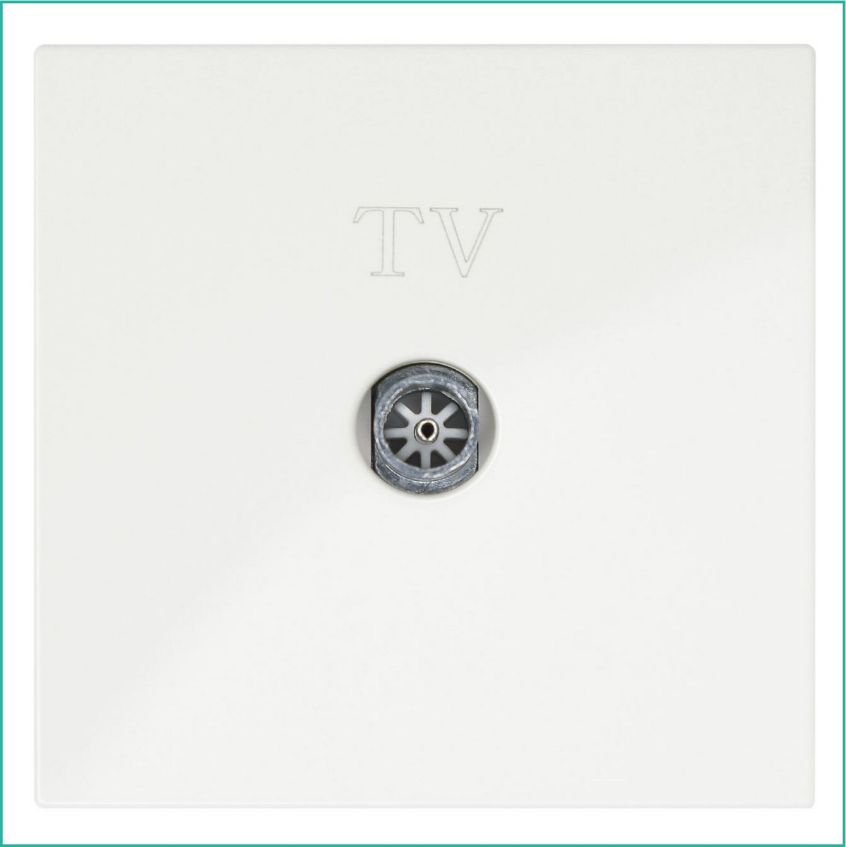 JASMART FD - розетки и выключатели Розетка TV JASMART FD Φ9.5mm оконечная Сахара 6001SH