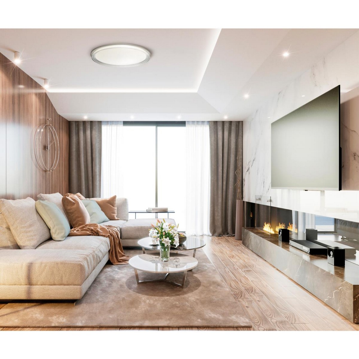 Накладные светодиодные светильники Настенно-потолочный светильник СОНЕКС 7643/DL DEPAX 