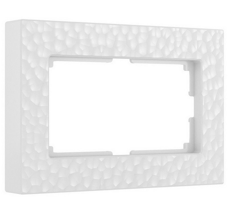 Рамки Werkel Hammer Рамка Werkel для двойной розетки Hammer (белый) W0082401