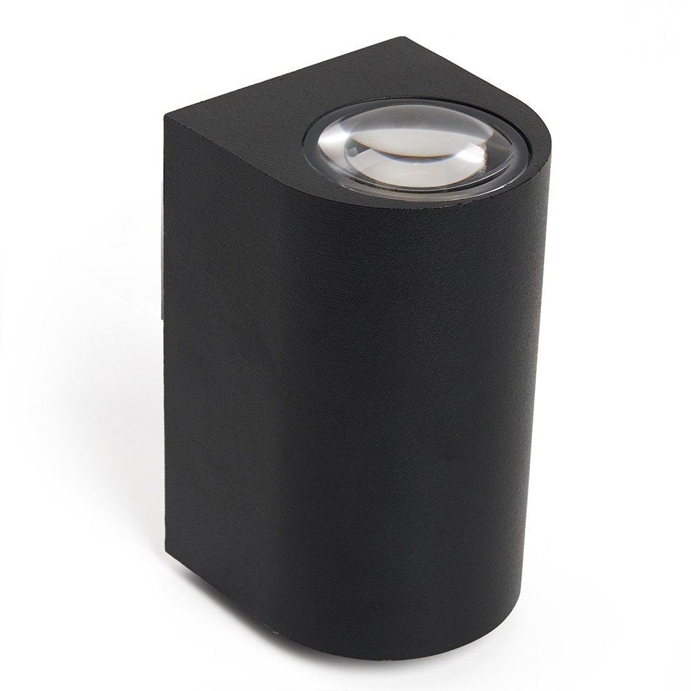 Уличные настенные светильники Светильник уличный светодиодный Feron DH053 2*5W 800Lm 4000K черный 48476