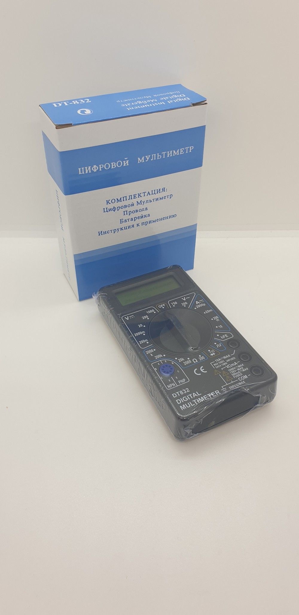Мультиметр цифровой DT832 подробнее