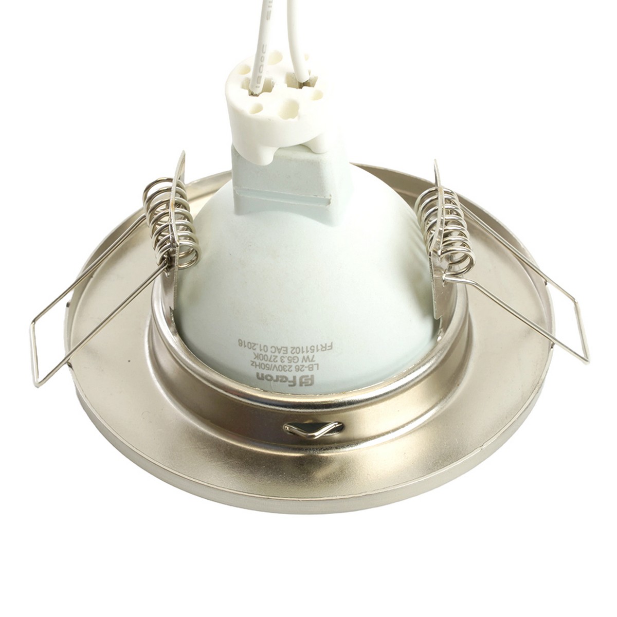 Встраиваемые светодиодные светильники Светильник встраиваемый Feron DL10 потолочный титан MR16 G5.3 15112 