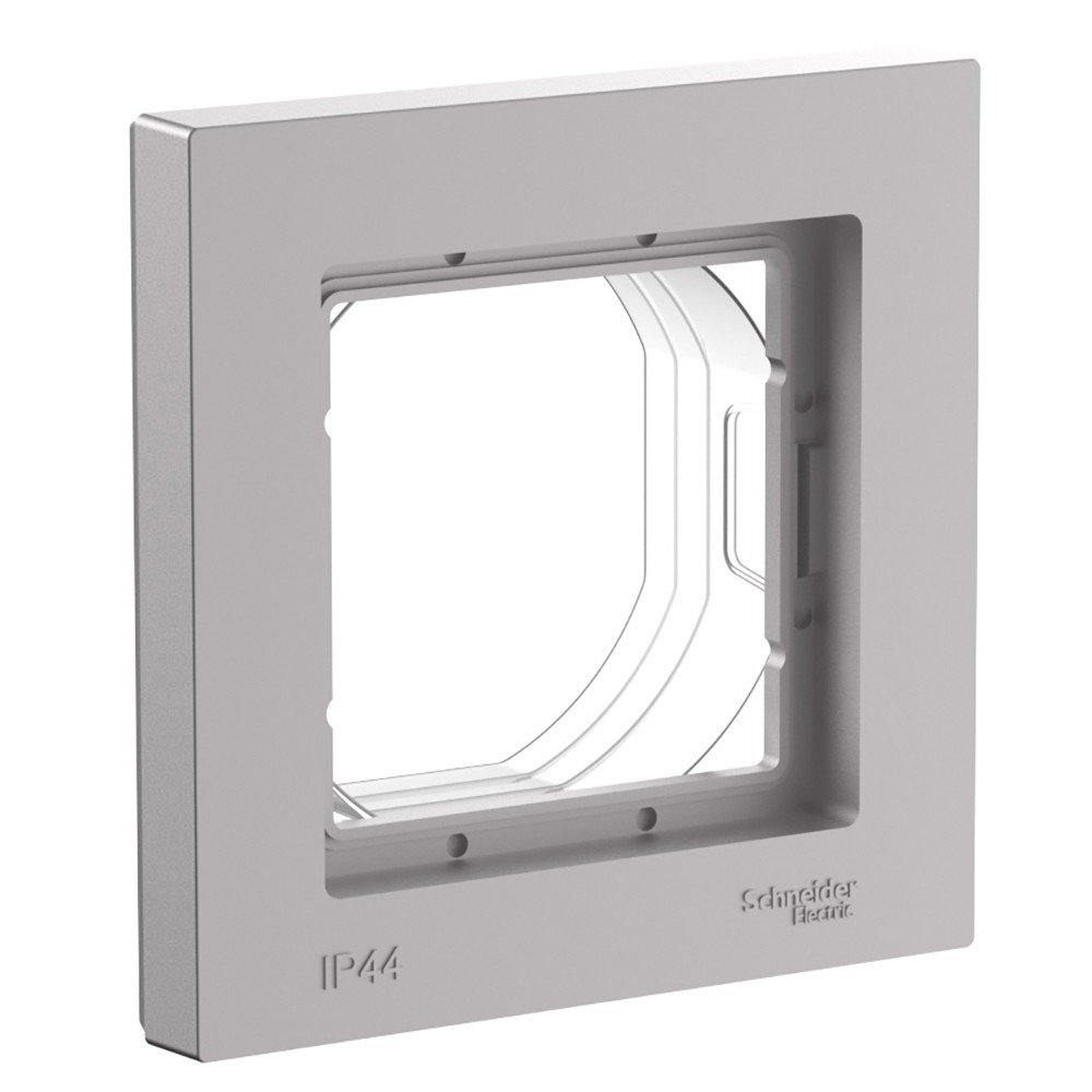 AtlasDesign Алюминий Рамка Systeme Electric AtlasDesign Aqua Алюминий 1-ая ATN440301