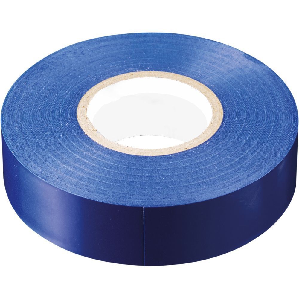 Изолента STEKKER INTP01319-20 0,13*19мм, 20 м. синяя 32840