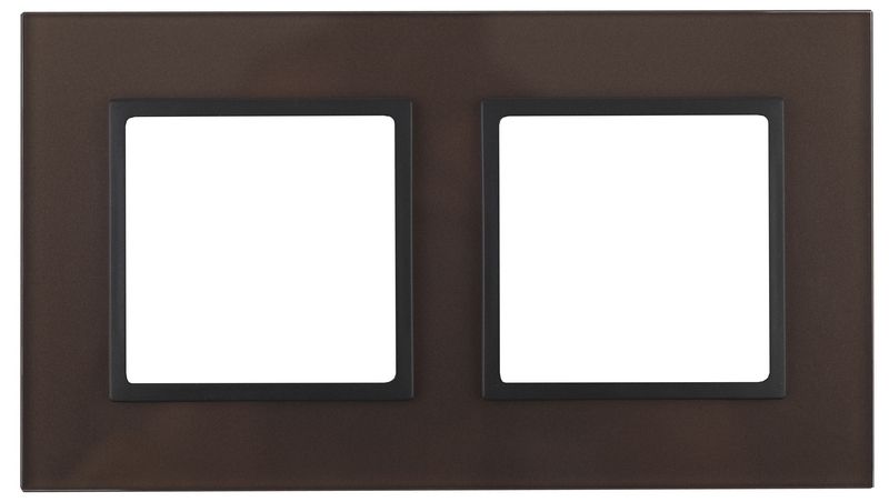 Рамки ЭРА Elegance Рамка ЭРА Elegance Бронза/антрацит Стекло 2-ая 14-5102-13 Б0034493