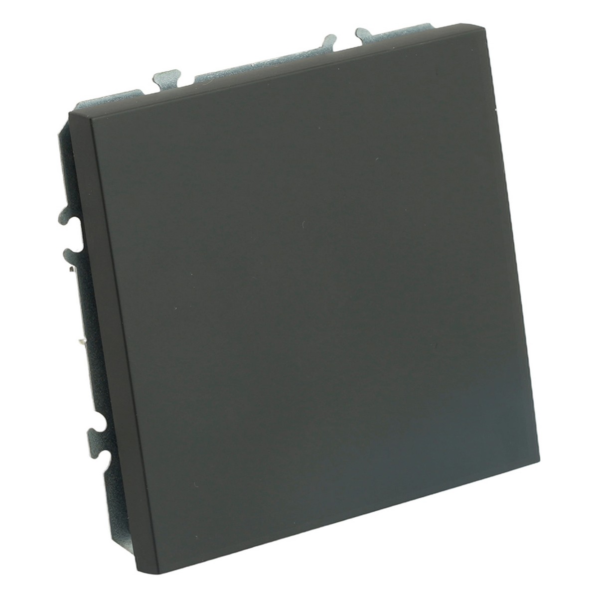 Эмили - Розетки и выключатели Stekker Выключатель 1-клавишный STEKKER Эмили RSW10-5103-05 черный уголь soft touch 49839