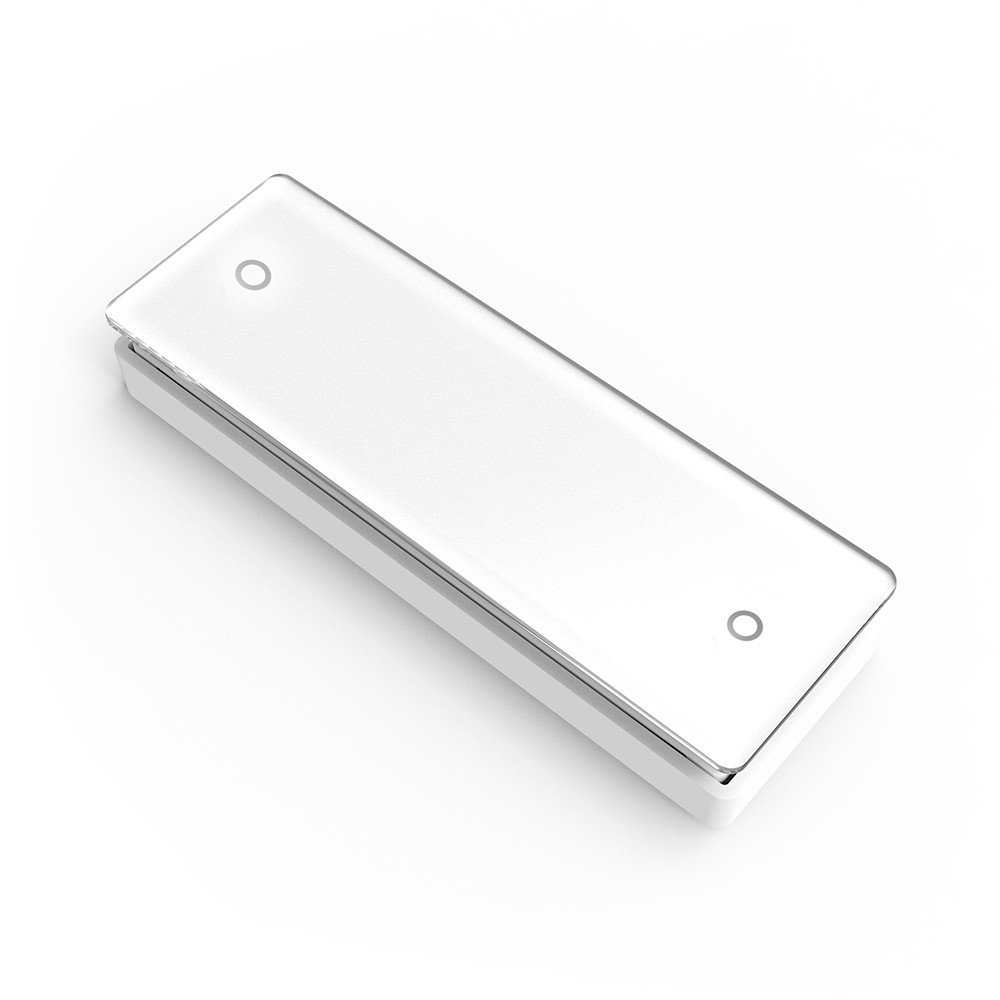 Выключатель беспроводной FERON TM84 SMART одноклавишный на 2 направления стекло белый 48877