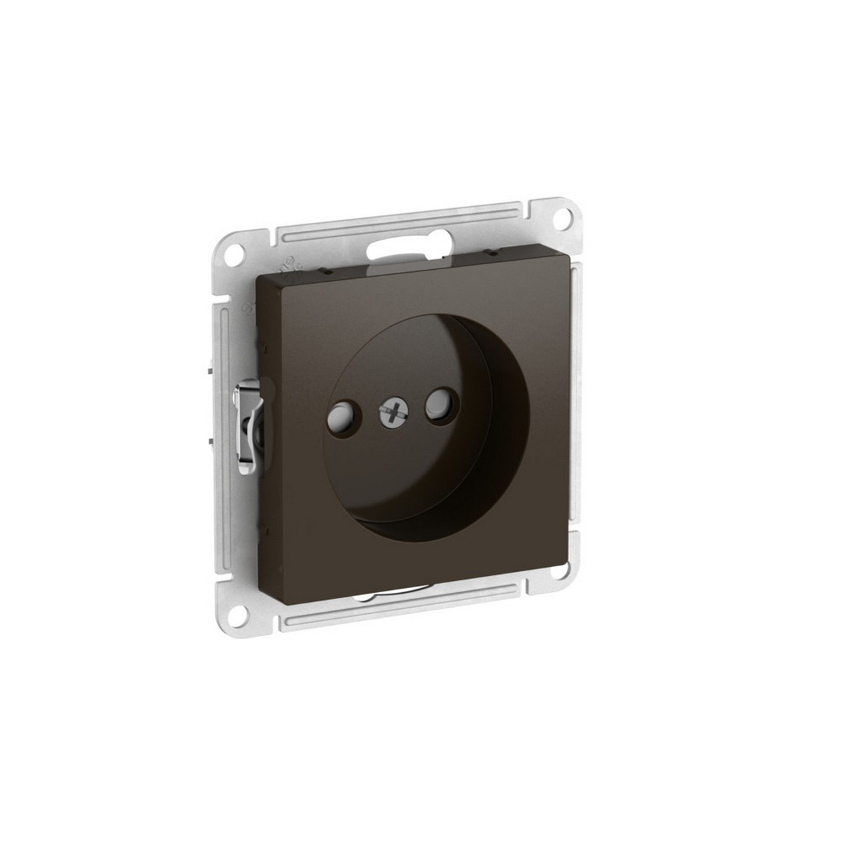 AtlasDesign Мокко Розетка SE AtlasDesign Мокко без заземления со шторками быстрозажим. клем. ATN000649S