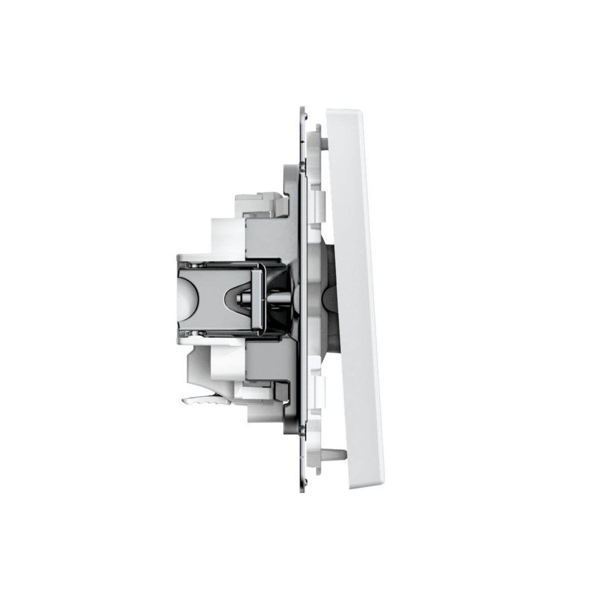 ArtGallery Белый Выключатель SE ArtGallery Белый 1-клавишный кнопочный быстрозажим. клем. GAL000115S