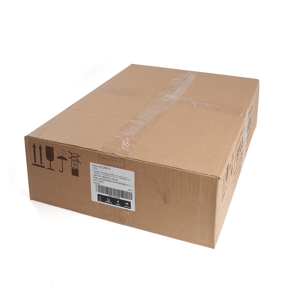 Пластиковые боксы и щиты Stekker Бокс встраиваемый STEKKER EBX50-2/36-40 36 модулей, пластик, серия Standart 39656